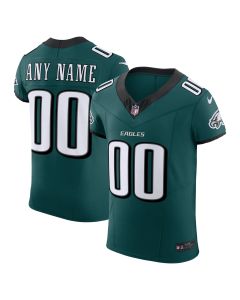 Men’s Philadelphia Eagles Midnight Green Team Vapor F.U.S.E. Elite Custom Jersey