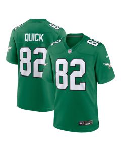 Men’s Philadelphia Eagles Mike Quick Kelly Green Alternate Game Jersey