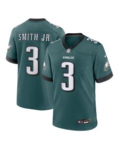Men’s Philadelphia Eagles Nolan Smith Midnight Green Team Game Jersey