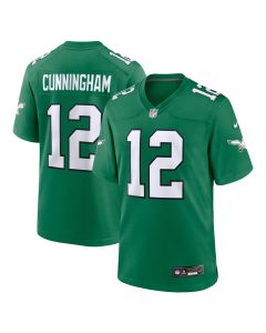 Men’s Philadelphia Eagles Randall Cunningham Kelly Green Alternate Retired Player Game Jersey