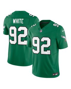 Men’s Philadelphia Eagles Reggie White Kelly Green Alternate Vapor F.U.S.E. Limited Jersey