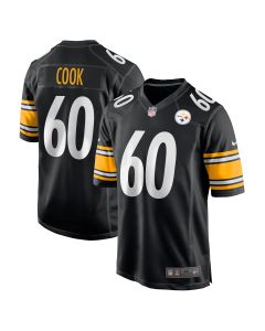 Men’s Pittsburgh Steelers Dylan Cook Black Game Jersey