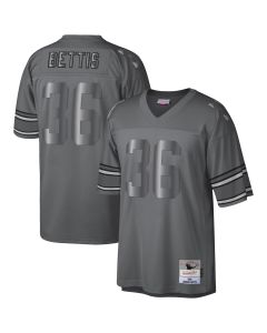 Men’s Pittsburgh Steelers Jerome Bettis Mitchell & Ness Charcoal 1996 Retired Player Metal Legacy Jersey