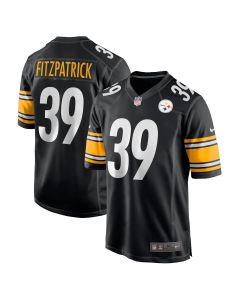 Men’s Pittsburgh Steelers Minkah Fitzpatrick Black Game Jersey