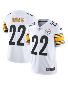 Men’s Pittsburgh Steelers Najee Harris White Vapor Limited Jersey