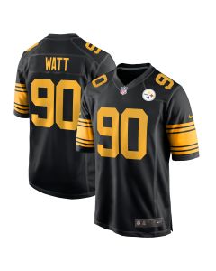 Men’s Pittsburgh Steelers T.J. Watt Black Alternate Game Jersey