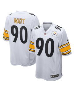 Men’s Pittsburgh Steelers T.J. Watt White Game Jersey