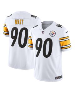 Men’s Pittsburgh Steelers T.J. Watt White Vapor F.U.S.E. Limited Jersey