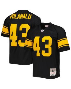 Men’s Pittsburgh Steelers Troy Polamalu Mitchell & Ness Black Legacy Jersey