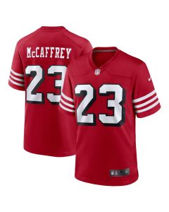 Men’s San Francisco 49ers Christian McCaffrey Scarlet Alternate Game Player Jersey