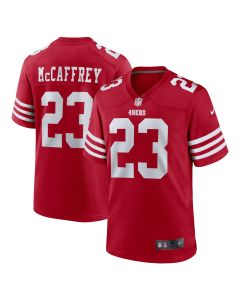 Men’s San Francisco 49ers Christian McCaffrey Scarlet Game Player Jersey