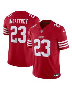 Men’s San Francisco 49ers Christian McCaffrey Scarlet Vapor F.U.S.E. Limited Jersey