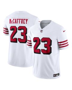 Men’s San Francisco 49ers Christian McCaffrey White Vapor F.U.S.E. Limited 2nd Alternate Jersey