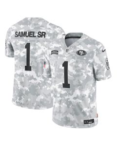 Men’s San Francisco 49ers Deebo Samuel Sr Arctic Camo 2024 Salute to Service Limited Jersey