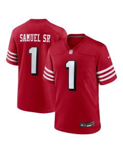Men’s San Francisco 49ers Deebo Samuel Sr Scarlet Alternate Game Jersey