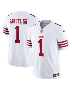 Men’s San Francisco 49ers Deebo Samuel Sr White Vapor F.U.S.E. Limited Jersey
