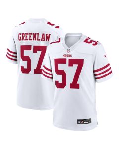 Men’s San Francisco 49ers Dre Greenlaw White Team Game Jersey