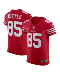 Men’s San Francisco 49ers George Kittle Scarlet Vapor Elite Jersey