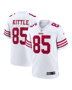 Men’s San Francisco 49ers George Kittle White Player Game Jersey