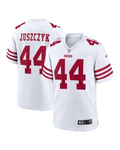 Men’s San Francisco 49ers Kyle Juszczyk White Player Game Jersey
