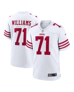 Men’s San Francisco 49ers Trent Williams White Player Game Jersey