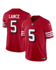 Men’s San Francisco 49ers Trey Lance Scarlet Vapor F.U.S.E. Limited Jersey
