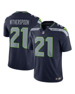 Men’s Seattle Seahawks Devon Witherspoon Navy Vapor F.U.S.E. Limited Jersey