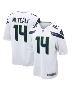 Men’s Seattle Seahawks DK Metcalf White Game Jersey