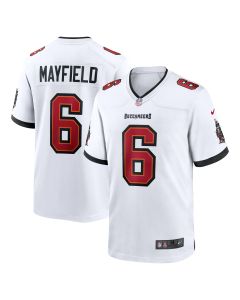 Men’s Tampa Bay Buccaneers Baker Mayfield White Away Game Jersey