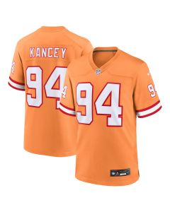 Men’s Tampa Bay Buccaneers Calijah Kancey Orange Alternate Team Game Jersey