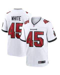 Men’s Tampa Bay Buccaneers Devin White White Game Jersey