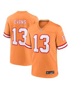 Men’s Tampa Bay Buccaneers Mike Evans Orange Throwback Game Jersey