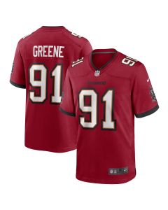Men’s Tampa Bay Buccaneers Mike Greene Red Game Player Jersey