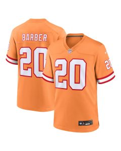 Men’s Tampa Bay Buccaneers Ronde Barber Orange Throwback Game Jersey