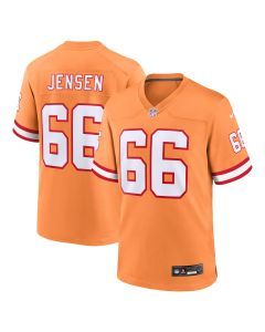 Men’s Tampa Bay Buccaneers Ryan Jensen Orange Throwback Game Jersey