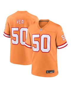 Men’s Tampa Bay Buccaneers Vita Vea Orange Throwback Game Jersey