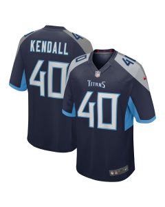 Men’s Tennessee Titans Anthony Kendall Navy Team Game Jersey