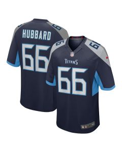 Men’s Tennessee Titans Chris Hubbard Navy Team Game Jersey