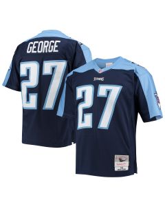 Men’s Tennessee Titans Eddie George Mitchell & Ness Navy Legacy Jersey