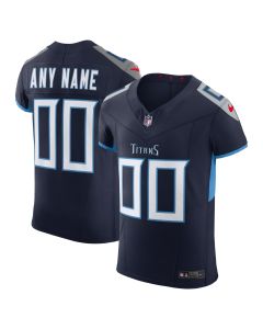 Men’s Tennessee Titans Navy Vapor F.U.S.E. Elite Custom Jersey