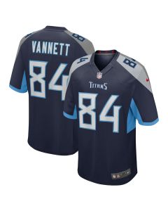 Men’s Tennessee Titans Nick Vannett Navy Game Jersey
