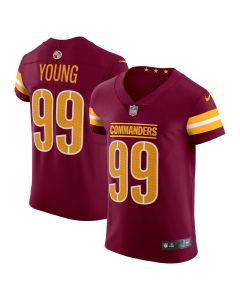 Men’s Washington Commanders Chase Young Burgundy Vapor Elite Jersey