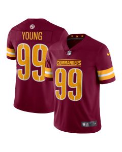 Men’s Washington Commanders Chase Young Burgundy Vapor Limited Jersey