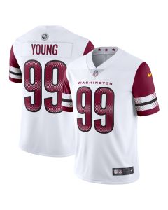 Men’s Washington Commanders Chase Young White Vapor Limited Jersey