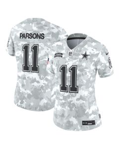 Micah Parsons 11 Dallas Cowboys Women’s 2024 Salute to Service Limited Jersey – Arctic Camo