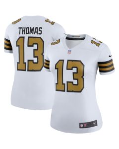 Michael Thomas 13 New Orleans Saints Women Color Rush Legend Jersey – White
