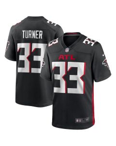 Michael Turner 33 Atlanta Falcons Men Game Retired Jersey – Black