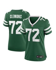 Micheal Clemons 72 New York Jets Women’s Team Game Jersey – Legacy Green