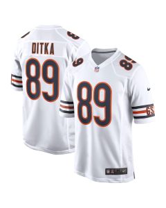 Mike Ditka 89 Chicago Bears Men Retired Game Jersey – White