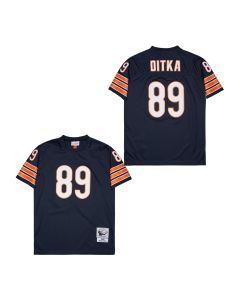 Mike Ditka 89 Chicago Bears Retro Throwback Men Jersey – Dark Navy